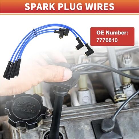 Car Spark Plug Coil Wires Ignition Coil Cable, for Fiat, Punto 1.2 Natural Power Car Engine Ignition Wire in Saudi Arabia