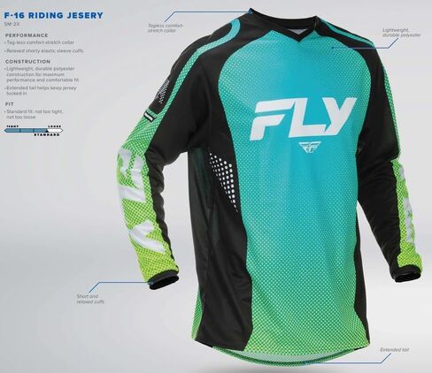 Fly Racing F-16 Motocross Jersey ، Racing MX MX MTB BMX Riding Gear in Saudi Arabia