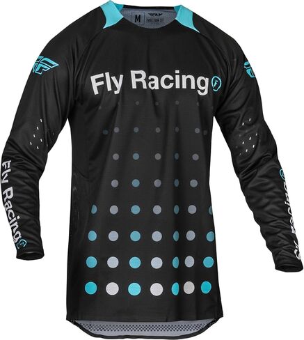Fly Racing Men's EVO-DST Adult Motocross & Mountain Bike Race Jersey - Protective Jersey for Dirt Bike, MTB and Motorcycle Riding Black/Electric Blue in Saudi Arabia