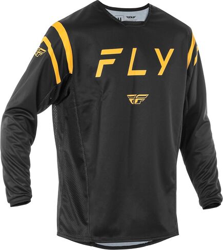 Fly Racing Men's Kinetic Sym Jersey (Grey/Orange/Black, Large) in Saudi Arabia