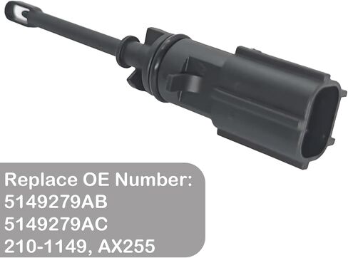 5149279AC 5149279AB Intake Air Temperature Sensor with Connector Pigtail Harness - Compatible with Dodge Charger/Challenger 2011-2020, Jeep Cherokee 2014-2020, RAM 1500/2500/3500 2013-2020 in Saudi Arabia