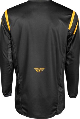 Fly Racing Men's Kinetic Sym Jersey (Grey/Orange/Black, Large) in Saudi Arabia