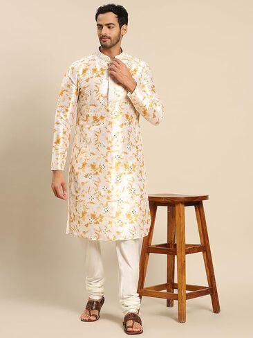 Men's Kurta - Traditional Indian Ethnic Wear for Men - Ideal for Weddings, Festivals & Celebrations in Kuwait