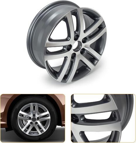 New 21" x 10.5'' Rear Aluminum Alloy Replacement for OE Wheel Rim Compatible with Model Y 2020–2023 (Only Fit for Rear Wheel) Staggered Setup for Performance Models, Set of 4 in Saudi Arabia
