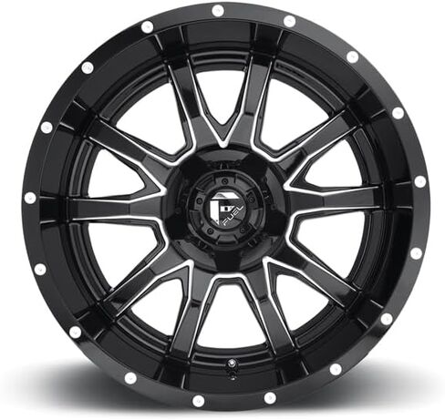 الوقود على الطرق الوعرة D627 Vandal 20x9 ، 6x135/5.5 ، 5.04 ، 1mm لمعان أسود طحن - D62720909850 in Kuwait