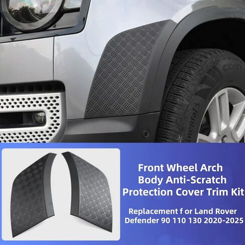 Tail Light Cover Anti-Scratch Guard Protection Cover Replacement for Land Rover Defender 90 110 130 2020-2025 Decoration Armor Trim Exterior Accessories ABS Matte Black in Saudi Arabia