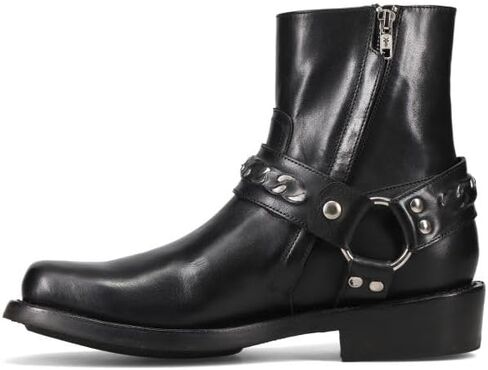 Frye Conway Chain Harness Stylish Men's Leather Footwear, Elegant Durable Design, Comfortable Fit, Western-Inspired Look in Kuwait