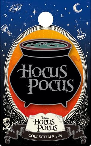 Hocus Pocus Logo Enamel Pin in Saudi Arabia