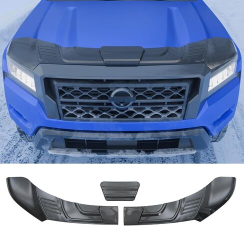 Hood Protector Compatible with 2022-2025 Nissan Frontier Hood Shield TPE Hood Deflector Hood Guard for 2024 Frontier Accessories in Kuwait