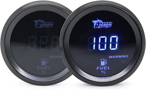 أداة السيارة ، Universal 2inch 52mm 52mm 52mm Digital Display Level Car Gauge 240-33 Ohms LED/Red LED 12V in Kuwait