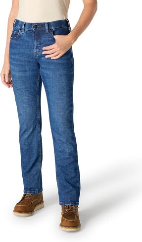 Carhartt Womens The Essential Mid Rise Comfort Jeans - Performance Fit Stretch Denim in Saudi Arabia
