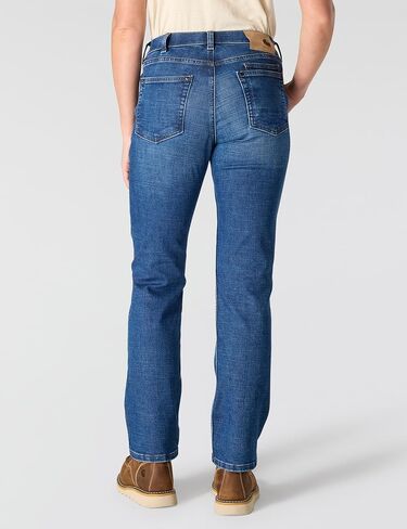 Carhartt Womens The Essential Mid Rise Comfort Jeans - Performance Fit Stretch Denim in Saudi Arabia