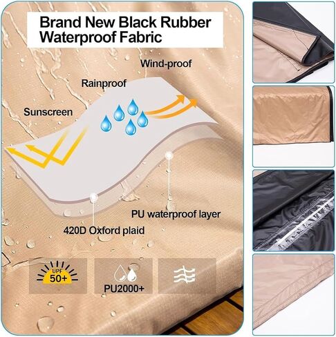 Car Awnings for Camping, Roof Rack Pull-Out Car Side Awning, 420D Oxford Cloth Tent with Storage Bag, for Truck, SUV, Van (200x200cm/6.6x6.6ft) in Saudi Arabia