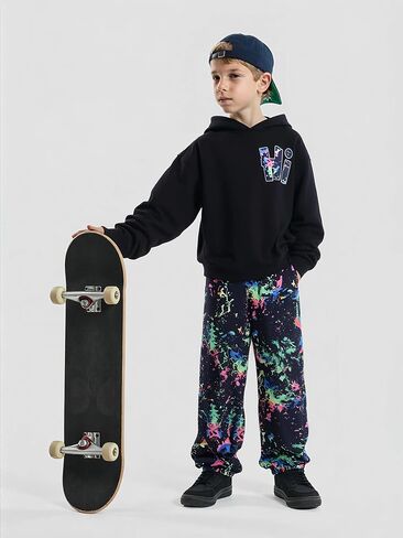 Boys Clothes Long Sleeve Hooded Sweatshirt Top Camouflage Sweatpants Fall Winter Kid Outfits Set 6-14T in Saudi Arabia
