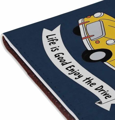 Driver Dinosaur Passport Holder for Travel Travel is Fun PU Leather Passport Cover Wallet Cute Passport Card Holder for Women and Men in Saudi Arabia