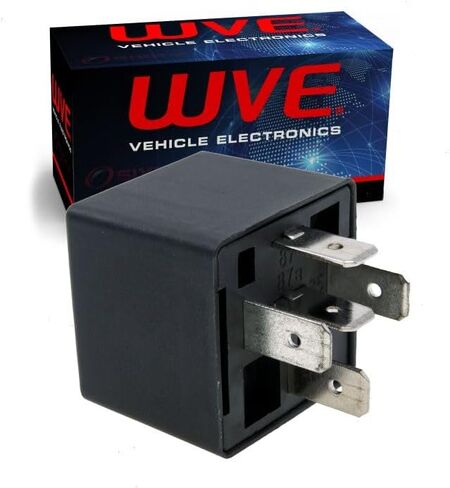 Wells WVE HVAC Blower Motor Relay متوافق مع Ford Country Squire Crown Victoria E-150 E-150 Club Wagon E-150 Econo 1987-2012 in Saudi Arabia