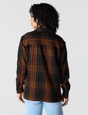 Carhartt Women's Tencel Fiber Series Loose Fit Twill Plaid Shirt in Saudi Arabia
