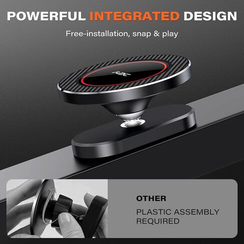 A2C Gym Magnetic Phone Holder for MagSafe [17 Strongest Magnets] All Metal Dual Magnetic Phone Holder for Gym Fitness Training Record, Compatible with iPhone 16 15 14 13 12 Series, Gray in Kuwait