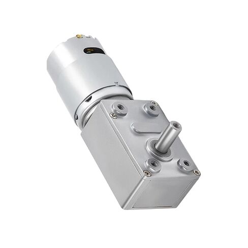 JGY385 Micro DC Worm Gear Motor سرعة ترس القفل الذاتي تنظيم محرك صغير 12V 106 دورة في الدقيقة D6-14MM in Kuwait