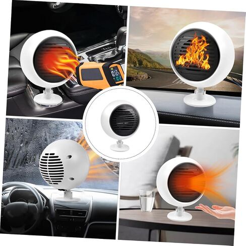 1pc Car Heater Defogger Windshield Defroster for Vehicles Safe and Practical Heating for Visibility and Comfort While Driving in Saudi Arabia