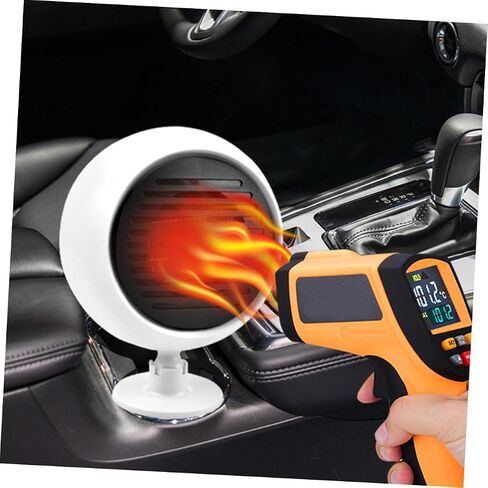 1pc Car Heater Defogger Windshield Defroster for Vehicles Safe and Practical Heating for Visibility and Comfort While Driving in Saudi Arabia