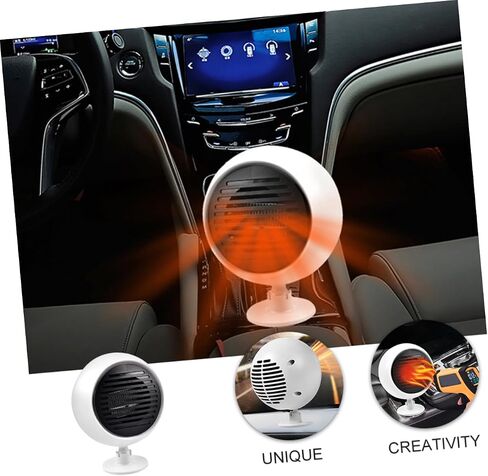 1pc Car Heater Defogger Windshield Defroster for Vehicles Safe and Practical Heating for Visibility and Comfort While Driving in Saudi Arabia