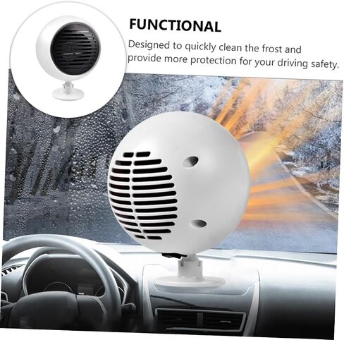 1pc Car Heater Defogger Windshield Defroster for Vehicles Safe and Practical Heating for Visibility and Comfort While Driving in Saudi Arabia