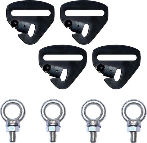 4 Pack Quick Release Mount for 2 Inch Harness 4 Point and 5 Point Compatible with Part of Polaris RZR-CanAm, YXZ and X3 models,UTV Seat Belt upper brackets Quick Release hardware,Quick Release Mount in Saudi Arabia