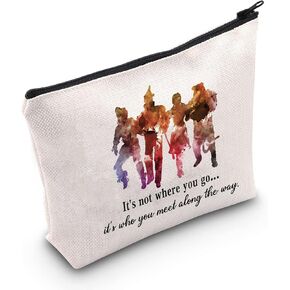 POFULL Movie Inspired Gifts Its Not Where You Go But Who You Meet Zipper Pouch Bag in Saudi Arabia