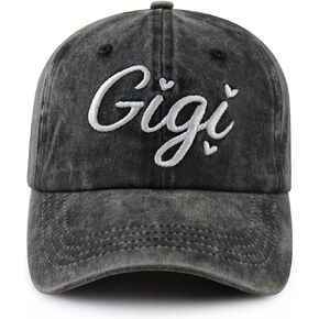 Nana Gigi Mimi Hat for Women, Funny Adjustable Cotton Embroidered Grandma Baseball Cap in Kuwait
