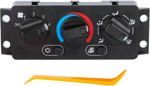 25110700 HVAC Climate Control Module, AC Air Conditioning Control Switch Temperature Control Panel Compatible with Mack Chu612 Chu613 Chu614 2008-2018 Cxu612 Cxu613 Cxu614 1999-2018 in Saudi Arabia