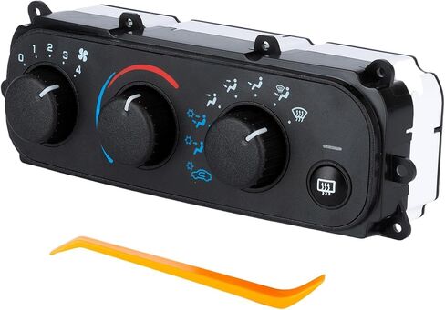 599-149 HVAC Climate Control Module, AC Air Conditioning Control Switch Temperature Control Panel Compatible with 2001-2006 Chrysler Sebring and 2001-2006 Dodge Stratus Replace 04596277AA 04596 in Saudi Arabia