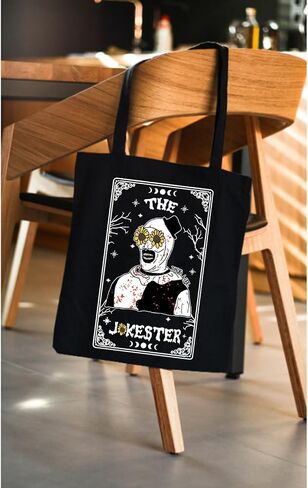 TSOTMO Horror Merch Scary Clown Tote Bag for Horror Film Lovers Halloween Scary Movie Gift (JOKE) in Saudi Arabia