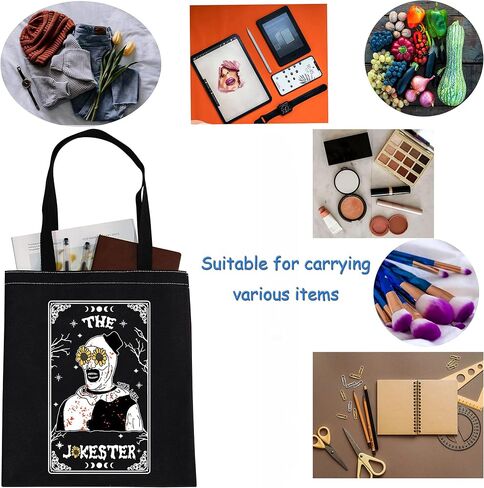 TSOTMO Horror Merch Scary Clown Tote Bag for Horror Film Lovers Halloween Scary Movie Gift (JOKE) in Saudi Arabia