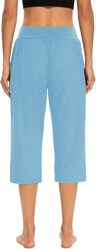 Womens Cargo Capri Pants with Pockets Lightweight Joggers Yoga Hiking Pants Workout Sweatpants Summer Casual Trousers in Saudi Arabia