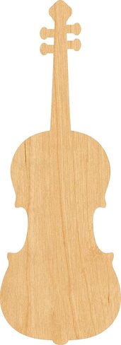 Violin Laser Cut Out Wood Shape Craft Supply - 2" in Saudi Arabia