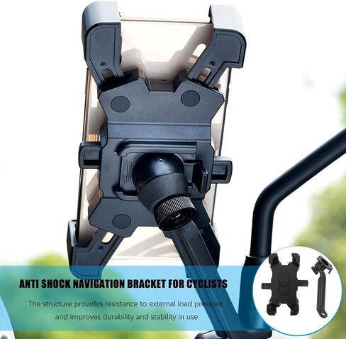 Rearview Mirror Holder Bike Phone Mount -Shaking Stand for Electric Motorcycles in Saudi Arabia