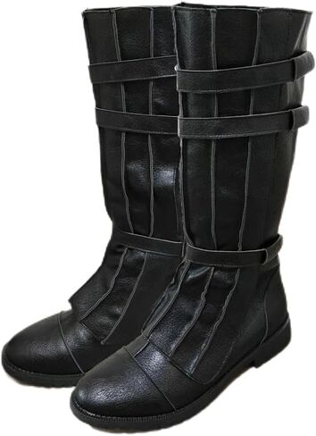 Dunhao Cos Men's Knight Boots Warrior Warrior Cosplay Boots Pirate Halloween Shoes in Kuwait