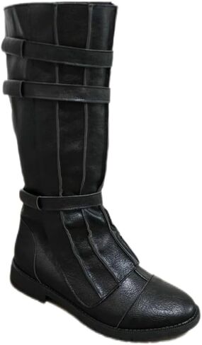 Dunhao Cos Men's Knight Boots Warrior Warrior Cosplay Boots Pirate Halloween Shoes in Kuwait