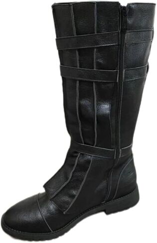 Dunhao Cos Men's Knight Boots Warrior Warrior Cosplay Boots Pirate Halloween Shoes in Kuwait