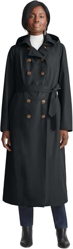 Jessica London Women's Plus Size Double Breasted Long Trench Raincoat in Saudi Arabia