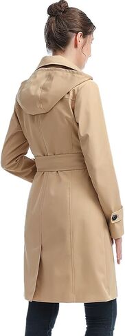 BGSD Women Eva Waterproof Hooded Trench Coat - Regular & Plus Size in Saudi Arabia