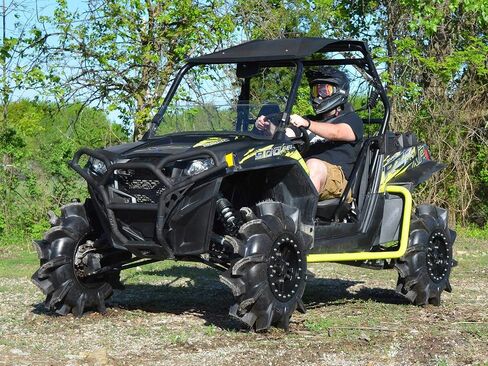 Super ATV الأمامي المصد لعام 2011-2014 Polaris RZR XP 900 / 2012-2014 XP 4 900 | شاق 38 ملم أنبوب الصلب الكربون | مسحوق مطلي للمتانة الإضافية | لوحة زحف الصلب 3MM | يحمي الواجهة الأمامية بالكامل in Saudi Arabia