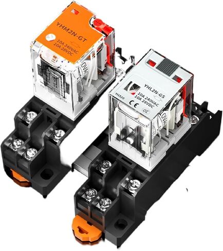 Industrial Mini Relay, 220V AC/12V 24V DC, 8/14 Pin Configuration, HH52P 54P MY2NJ (HH62P_LY2NJ_10A DC_12V) in Saudi Arabia