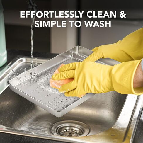 Stainless Steel Replacement Tray Compatible with petsafe Tray for ScoopFree Self-Cleaning Litter Box Systems - with Teaser for Cat - Never Absorbs Odor, Stains in Kuwait