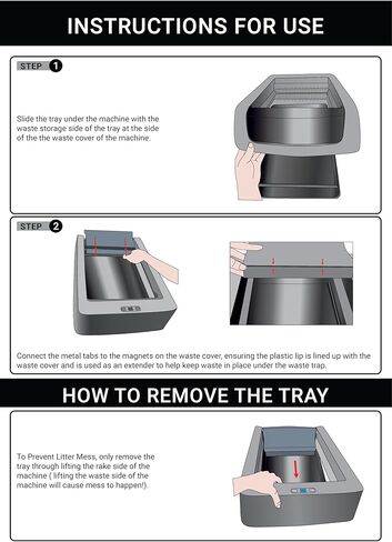 Stainless Steel Replacement Tray Compatible with petsafe Tray for ScoopFree Self-Cleaning Litter Box Systems - with Teaser for Cat - Never Absorbs Odor, Stains in Kuwait