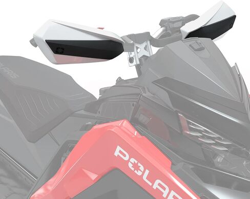 Polaris Snowmobile MATRYX Defend Handguards for Specific Switchback Assault 146, Switchback XC 146, INDY Adventure 137, INDY XC 137, INDY VR1 129 Models and More, Pair, Gloss Black - Part 2884616-266 in Saudi Arabia