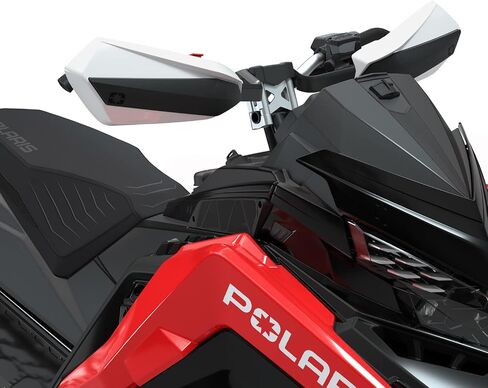 Polaris Snowmobile MATRYX Defend Handguards for Specific Switchback Assault 146, Switchback XC 146, INDY Adventure 137, INDY XC 137, INDY VR1 129 Models and More, Pair, Gloss Black - Part 2884616-266 in Saudi Arabia