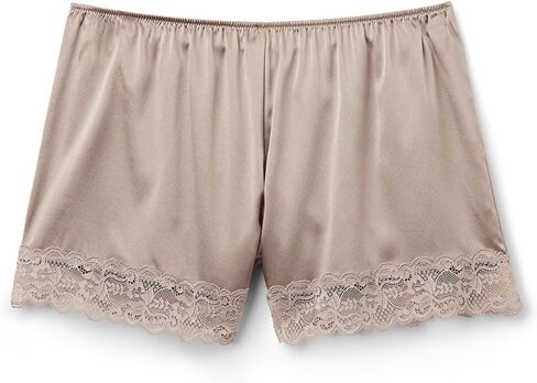 Woman's Lace Trim Silk Shorts in Saudi Arabia
