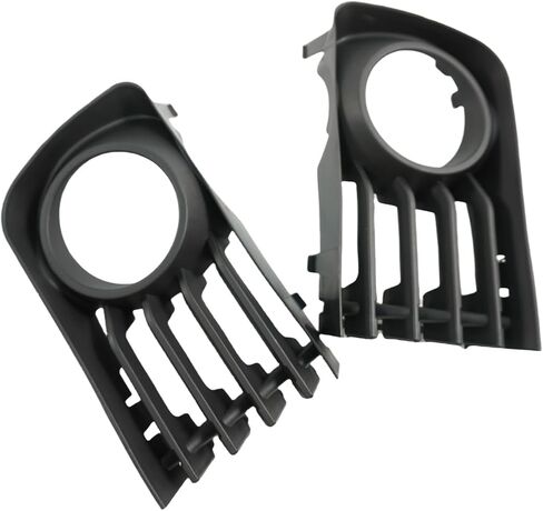 Front Lower Bumper Grille Fog Light Bezels kit Black For 2004-2009 Toyota Prius Front Lower Bumper Grille Replacement 53111-47010 53113-47030 53112-47030 TO1036112 TO1038118 TO1039118 ﻿ in Kuwait